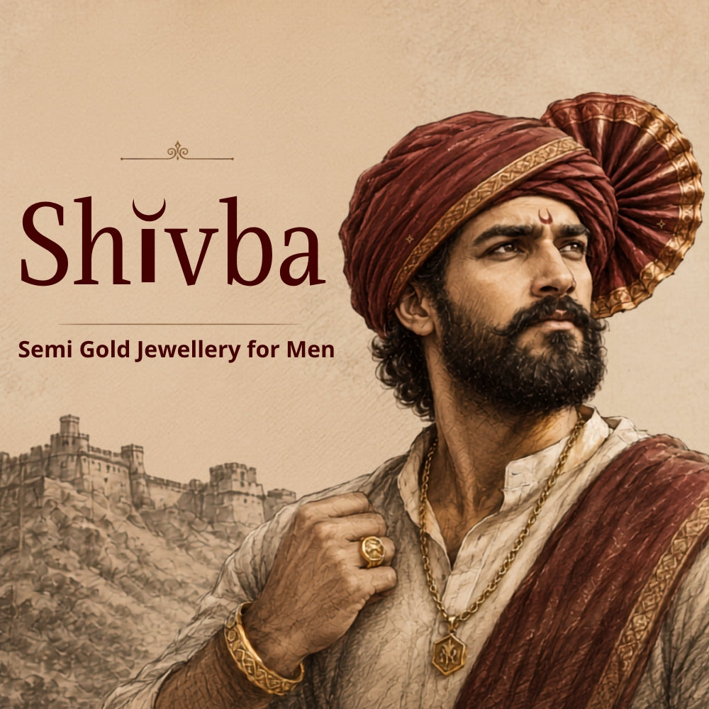 Traditional Men’s Semi-Gold Jewellery - शिवबा
