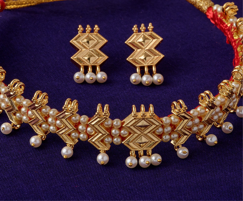 Taramandal & Earrings| Maharashtrian Choker Set | Sonsala | तारामंडळ + कानातले