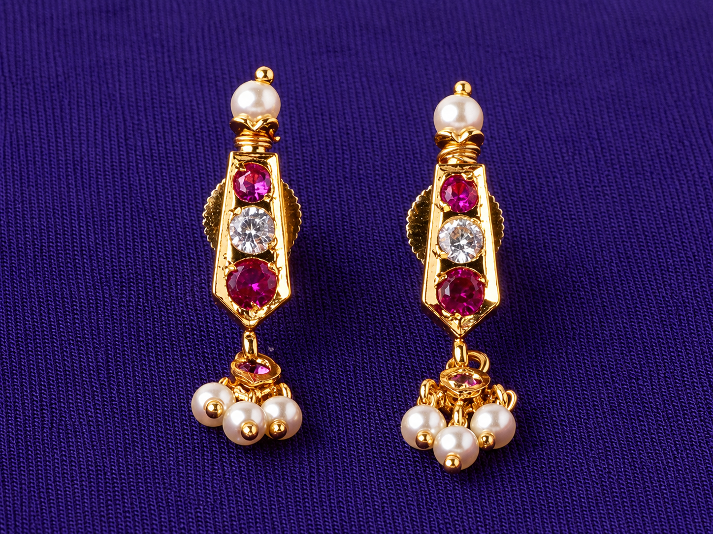 Chichpeti & Earrings| Maharashtrian Choker | Sonsala | चिंचपेटी + कानातले