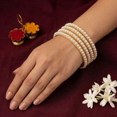 Moti Bangles| Maharashtrian Bangles | Sonsala | एकेरी मोती बांगडी