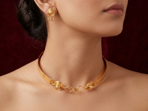 Chitaang & Earrings| Maharashtrian Choker | Sonsala | चितांग + कानातले |