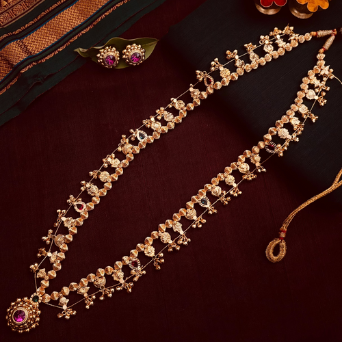 Kolhapuri Saaj, Sonsala, Gold Imitation Jewellery