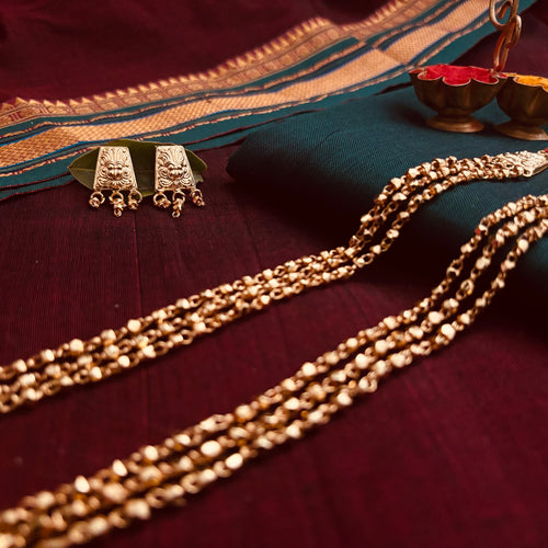 Ashtapailu Kanthi | Long Necklace Set | Sonsala |अष्टपैलू कंठी