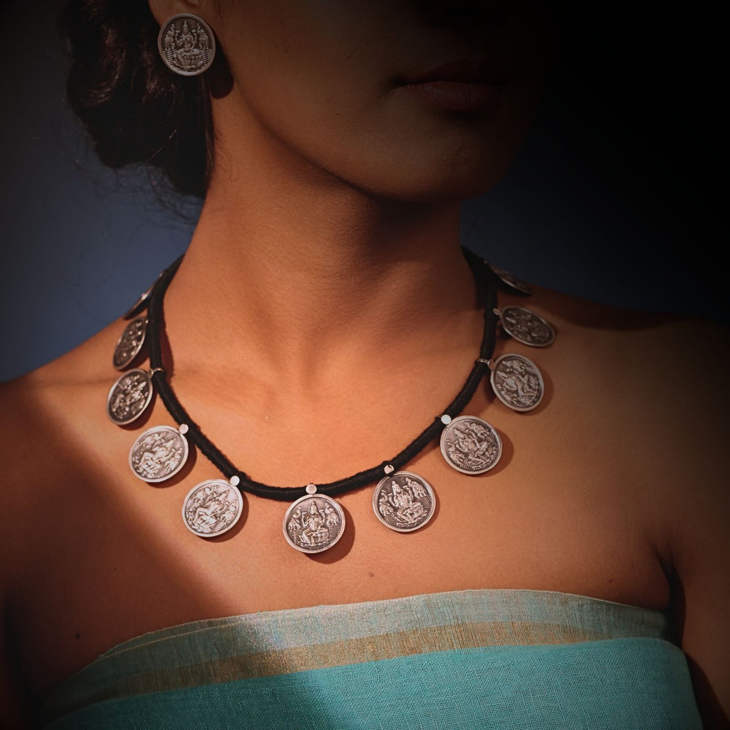 छोटा पुतळी हार + कानातले | Small Putali Har + Earrings