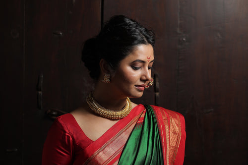 वज्रटीक बंद घसाची | Vajrateek & Earrings |